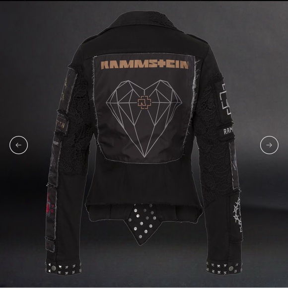 Black Studded Punk Jacket - Picture 2 of 3